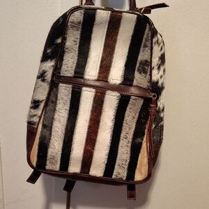 Stylish Striped Men's Backpack